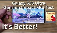 Galaxy S23 Ultra Genshin Impact FPS Test | Best Galaxy Device For Gaming Yet