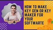 How To Make Keygen Or Key Maker For Any Software.