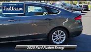 Certified 2020 Ford Fusion Energi Titanium, West Chester, PA W22604P