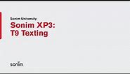 Sonim XP3 - T9 texting