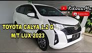 New Toyota Calya Facelift 2023 tipe G Manual Lux Putih