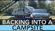 Backing into a Campsite – Step-By-Step Process