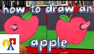 How To Draw An Apple Cutout For Young Artists
