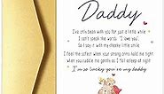 Happy First Birthday As My Daddy Card, Sentimental New Dad Birthday Card, Bear Themed 1st Daddy Birthday Card from Baby