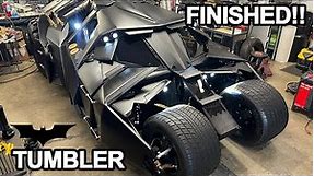 Batman Tumbler Tribute PART 4: ALL FINISHED *Final Assembly*