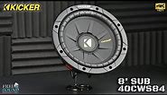 KICKER COMP S 8' Subwoofer 40CWS84 4K (FNS)