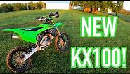 New Kawasaki KX100 Walkaround and Ride