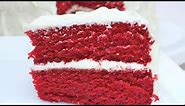 Easy, Homemade Red Velvet Cake Recipe - The Best!