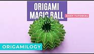 How to Make Origami Magic Ball Step by Step Instructions - Easy Paper Magic Ball Origami Tutorial