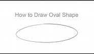 How to Draw Oval Shape: Practice Oval Drawing for Mastery