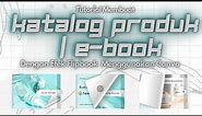 Tutorial Membuat Katalog Produk / Ebook dengan efek Flipbook menggunakan canva | Heyzine