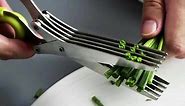 Multifunctional Muti Layers Stainless Steel Knives Multi-Layers KItchen Scissors Scallion Cutter Herb Laver Spices Cook Tool Cut Click here to buy! https://s.click.aliexpress.com/e/_EGRjY8v #kitchengoals #kitcheninspo #kitchenutensils #chopchop #scissors #smartpeoplechoices | Smart People Choices
