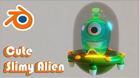How to make stylized Cute slimy Alien in Blender 3.1 | Blender Beginner Tutorial | Alien texture