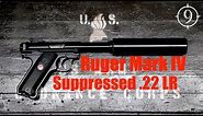 Ruger Mark IV Tactical Suppressed .22LR Review (Hitman's Krugermeier) 22 pistol