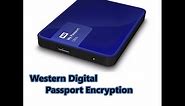 How to set-up Western Digital passport password encryption