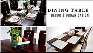 Dining Table Decor And Organization Ideas - Simplify Your Space