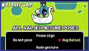 All Kris and Ralsei picture poses - Deltarune Chapter 2