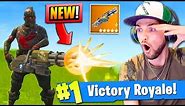 *NEW* MINI-GUN GAMEPLAY in Fortnite: Battle Royale! (LEGENDARY)