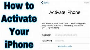 How to Activate an iPhone || How to Activate iPhone using itunes