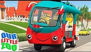 Wheels on the Bus with Minions - OurLittleZoo Nursery Rhymes & Kids Songs