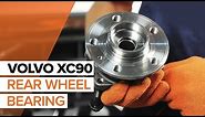 How to change a Rear wheel bearing on VOLVO XC90 1 TUTORIAL | AUTODOC