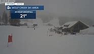 21 inches and counting at... - Meteorologist Alex O'Brien