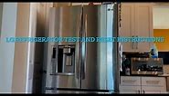 LG Refrigerator test and reset tips and tricks easy fix troubleshooting￼ Not cooling or freezing￼