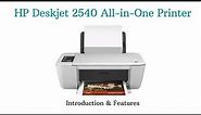 Introduction & Features of HP Deskjet 2540 All in One Printer