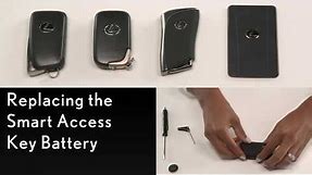 How-To Replace Smart Access Key Battery | Lexus