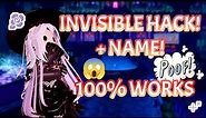*INVISIBLE NAME* + HOW TO BE INVISIBLE Royale high 2023 TUTORIAL