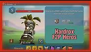 Hardrox | Hardrox Best Heros | Hardrox Heros For F2P | Lords Mobile