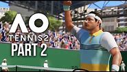 AO TENNIS 2 Career Mode Part 2 - INCREDIBLY INTENSE
