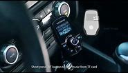 VicTsing Bluetooth FM Transmitter for Car, Energy Saving Power Off Switch