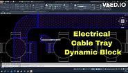 AutoCAD Electrical Cable Tray Dynamic Block