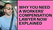 Injury Attorney Explains Why You Need A Workers Compensation Lawyer Explained #lawyer #help #now