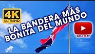 Bandera Dominicana Ondeando 4K - Dominican Flag Waving 4K - Sony Xperia Z2 4K Video