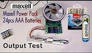 Maxell Power Pack 24pcs AAA Batteries | Review and Output Test