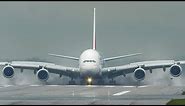 SMOOTHEST AIRBUS A380 LANDING ever (No smoke!) - Best A380 Landing I have ever seen (4K)