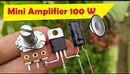 Awesome Mini Amplifier Circuit | Powerfull 100 Watt DC 12v