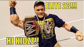 WWE ACTION INSIDER: John Cena Elite series 23 Mattel wrestling action figure toy 10 years strong