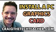 How To Install A Computer Graphics Card (PCI Express) (2022)
