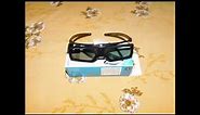 Sony TDG-BT500A Active 3D Glasses Unboxing