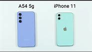 Samsung A54 vs iPhone 11 Speed Test