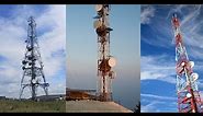 Example 2-3: Defining GSM antennas and microwave dishes for the 55m communication tower