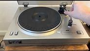 Fisher MT-6117 Turntable Overview Demonstrations