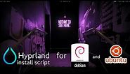 Hyprland on Debian 13 & SID and Ubuntu 23.10 - nvidia, amd and intel gpu support