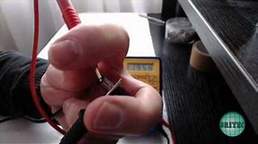 Test Laptop AC Power Adapter with Multimeter by Britec