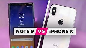 Galaxy Note 9 vs. iPhone X comparison