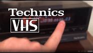 Insane Technics VHS VCR with "Fingers of Fury" Tape!!