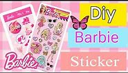 Diy Barbie Sticker | How To make Barbie Sticker at home | Barbie sticker Making | Tabassum Mahrin